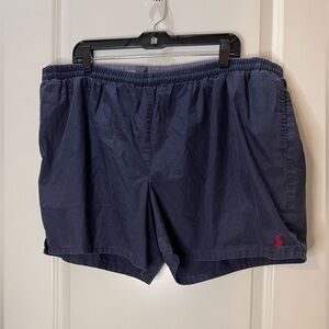 Ralph Lauren Polo Sport Navy Blue Swim Trunks Lined Size XXL